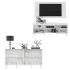 Conjunto Sala De Estar Rack/painel Tv/aparador Multimóveis So