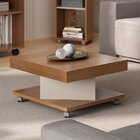 Conjunto Sala De Estar Rack Para Tv Até 49 Pol Zoom Com Mesa