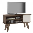 Conjunto Sala De Estar Rack Para Tv Até 50 Pol Frank Com Mesa