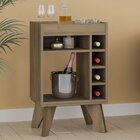 Conjunto Sala De Estar Rack Para Tv Até 50 Pol Frank Com Mesa