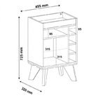 Conjunto Sala De Estar Rack Para Tv Até 60 Pol Com Mesa De Ce