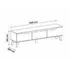 Conjunto Sala De Estar Rack Para Tv Até 75 Polegadas Liverpoo