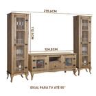 Conjunto Sala De Estar Rústica Mel D161 E D200 Denk