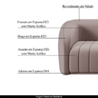 Conjunto Sala De Estar Sofá 292cm 4 Lugares E Poltrona Adam V