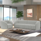 Conjunto Sala De Estar Sofá 332cm 4 Lugares E Poltrona Adam V