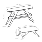 Conjunto Sala De Estar Tâmara Caiena Creme