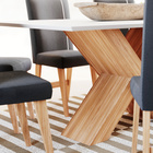 Conjunto Sala De Jantar 1,36m 4 Lugares Mesa Nea E Cadeira An