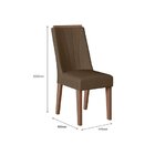 Conjunto Sala De Jantar 136x136cm Tampo Vidro/mdf Quadrado Co