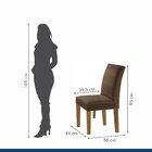 Conjunto Sala De Jantar 1 Mesa 120x80cm Tampo De Vidro 4 Cade