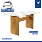 Conjunto Sala De Jantar 1 Mesa 120x80cm Tampo De Vidro 4 Cade