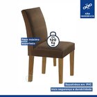 Conjunto Sala De Jantar 1 Mesa 120x80cm Tampo De Vidro 4 Cade