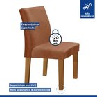 Conjunto Sala De Jantar 1 Mesa 120x80cm Tampo De Vidro 4 Cade