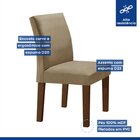 Conjunto Sala De Jantar 1 Mesa 120x80cm Tampo Mdf Com 4 Cadei