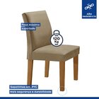 Conjunto Sala De Jantar 1 Mesa 120x80cm Tampo Mdf Com 4 Cadei