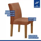 Conjunto Sala De Jantar 1 Mesa 120x80cm Tampo Mdf Com 4 Cadei