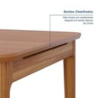 Conjunto Sala De Jantar 1 Mesa 160cm 6 Cadeiras Estofadas Mir