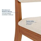 Conjunto Sala De Jantar 1 Mesa 160cm 6 Cadeiras Estofadas Mir