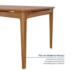 Conjunto Sala De Jantar 1 Mesa 160cm 6 Cadeiras Estofadas Mir
