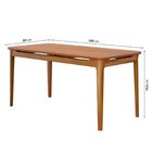Conjunto Sala De Jantar 1 Mesa 160cm 6 Cadeiras Miriti Cabeca