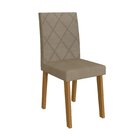 Conjunto Sala De Jantar 1 Mesa 6 Cadeiras Miami Freijó/off/ca