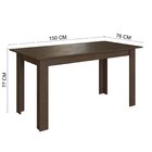 Conjunto Sala De Jantar 1 Mesa 6 Cadeiras Versalhes Noce/off-