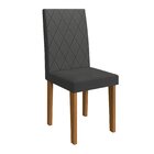 Conjunto Sala De Jantar 1 Mesa Tampo Mdf Retangular Com 4 Cad