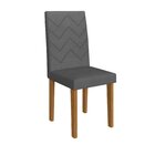 Conjunto Sala De Jantar 1 Mesa Tampo Mdf Retangular Com 6 Cad