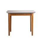 Conjunto Sala De Jantar 1 Mesa Tangará 95cm 4 Cadeiras Estofa