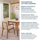 Conjunto Sala De Jantar 1 Mesa Tangará 95cm 4 Cadeiras Estofa