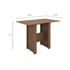 Conjunto Sala De Jantar 4 Cadeira Milano Poliman