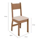 Conjunto Sala De Jantar 4 Cadeira Milano Poliman