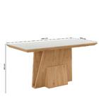 Conjunto Sala De Jantar 4 Cadeiras C/vidro Albania - Móveis A