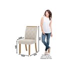 Conjunto Sala De Jantar 4 Cadeiras Espresso Móveis Nature/off