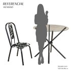 Conjunto Sala De Jantar 4 Cadeiras Fortaleza Preto