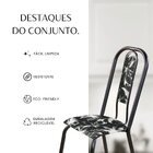 Conjunto Sala De Jantar 4 Cadeiras Fortaleza Preto