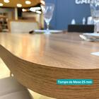 Conjunto Sala De Jantar 4 Cadeiras Glasgow Carraro Grafite Pr