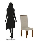 Conjunto Sala De Jantar 4 Cadeiras Livia Âmbar/off White