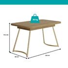 Conjunto Sala De Jantar 4 Cadeiras Montelouro Carraro Carvalh