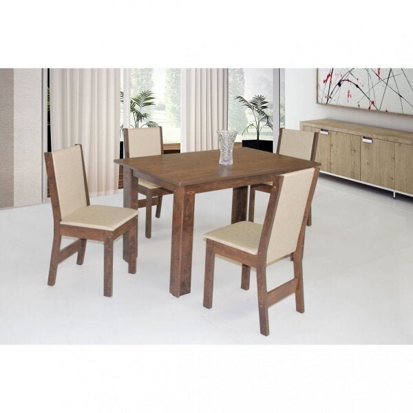 Conjunto Sala De Jantar 4 Cadeiras Nobre Café Demolição