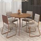 Conjunto Sala De Jantar 4 Cadeiras San Francisco Carraro