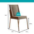 Conjunto Sala De Jantar 4 Cadeiras San Lorenzo Carraro Pet Ros