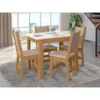 Conjunto Sala De Jantar 4 Cadeiras Tampo Retangular 108cm Sem