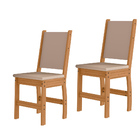 Conjunto Sala De Jantar 4 Cadeiras Tampo Retangular 108cm Sem