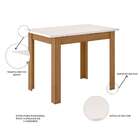 Conjunto Sala De Jantar 4 Cadeiras Tampo Retangular 108cm Sem