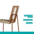 Conjunto Sala De Jantar 4 Dácia Carraro Gelo E Rosê