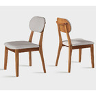 Conjunto Sala De Jantar 4 Lugares Carlo Mesa Redonda 1,2m E 4