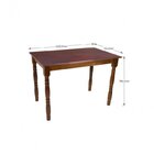 Conjunto Sala De Jantar 4 Lugares Madeira Maciça Dalas Imbuia