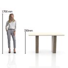 Conjunto Sala De Jantar 4 Lugares Mesa Flórida E Cadeira Mont