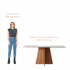 Conjunto Sala De Jantar 4 Lugares Mesa Lune E Cadeira Ane Beg