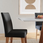 Conjunto Sala De Jantar 4 Lugares Mesa Lune E Cadeira Ane Gra